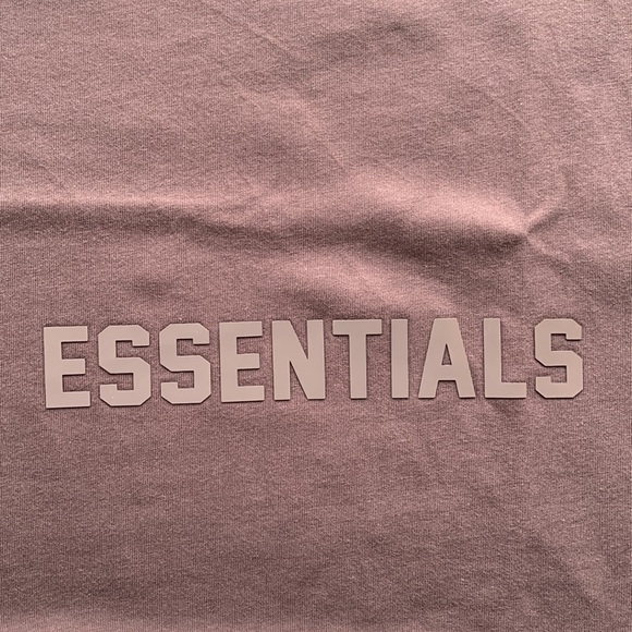 ESSENTIALS Plum Crewneck Long Sleeve Tee - Picture 4 of 12